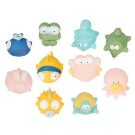 Jouets de bain Rigolo Splash, 10 pièces, Badabulle