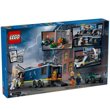 Laboratoire mobile de médecine légale, +7 ans, 60418, Lego City