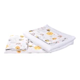 Beddengoed voor ledikant met 5 delen, 120 x 60 cm, model Albinute, Fic Baby