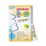 Otosan Gola Gel Forte Sollievo Gola Irritata Gusto Limone, 14 Stick Pack x 10ml