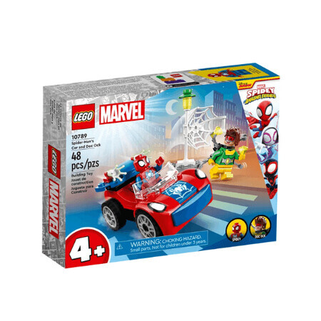 Coche de Spiderman y Doc Ock, 4 años+, 10789, Lego Marvel