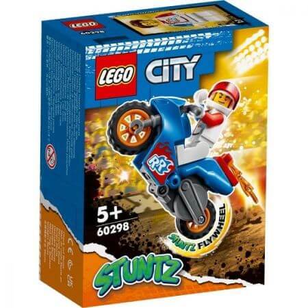 Lego City Rocket Stunt Bike, +5 ans, 60298, Lego