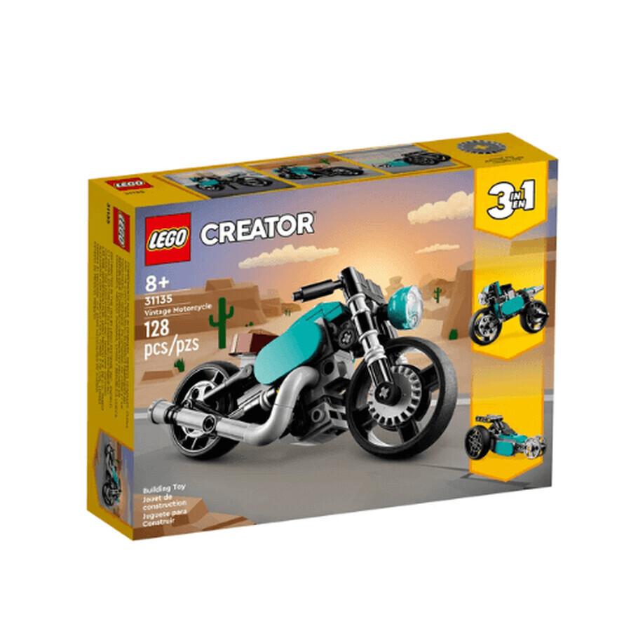 Lego Creator vintage motorfiets, 8 jaar+, 31135, Lego