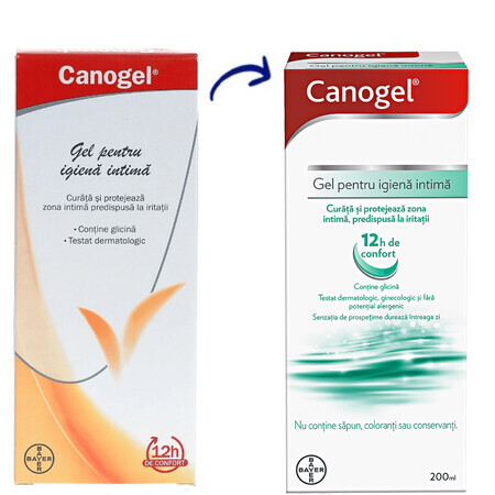 Canogel, 200 ml, gel voor intieme hygiëne, Bayer