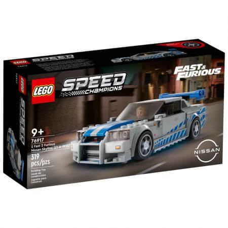 Nissan Skyline GT R Lego Speed Champions, +9 ani, 76917, Lego