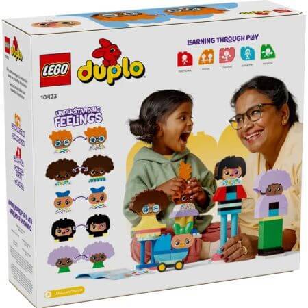 Des personnages à construire avec de grandes émotions, +3 ans, 10423, Lego Duplo