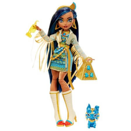 Cleo Denile Puppe, + 4 Jahre alt, Monster High