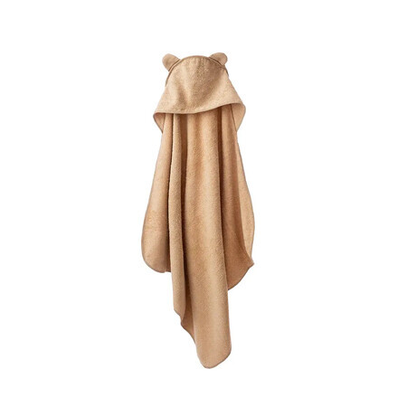 Serviette à capuche Bebehug, 122x77cm, Brown, Twindeco