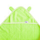 Baby handdoek met oren, 80x80 cm, Groen, Tuxi Merken