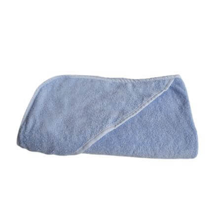 Hooded towel, Blue, 80 x 90 cm, Twindeco