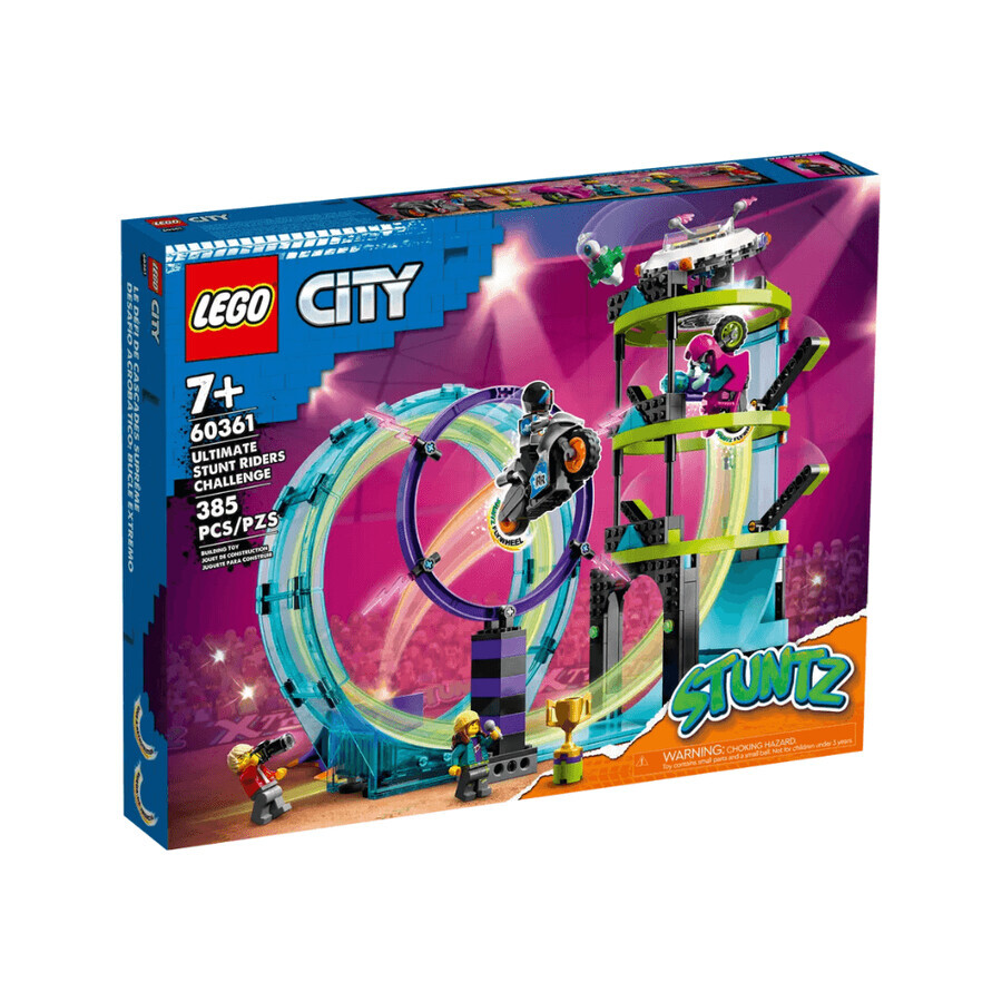 Lego City Ultimate Motorcycle Stunt Challenge, 7 ans et +, 60361, Lego