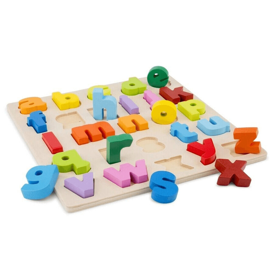 Kleine letters alfabetpuzzel, 2 jaar+, +24 maanden, New Classic Toys