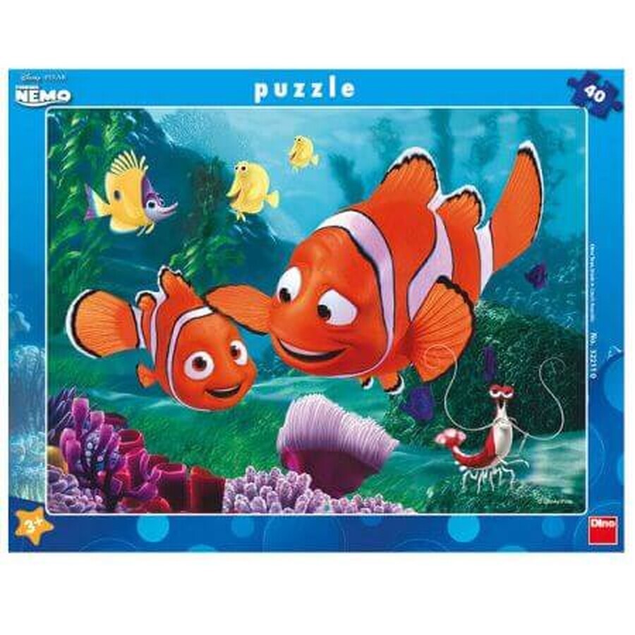 Avonturen van Nemo puzzel, +3 jaar, 40 stukjes, Dino