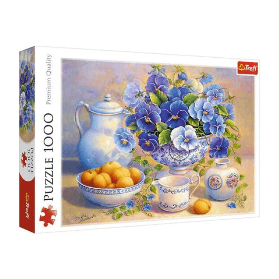 Puzzle Buchet albastru, 1000 de piese, Trefl