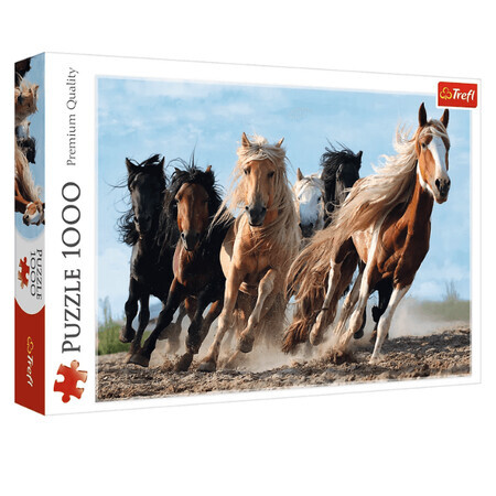 Puzzle "Chevaux au galop", 1000 pièces, Trefl