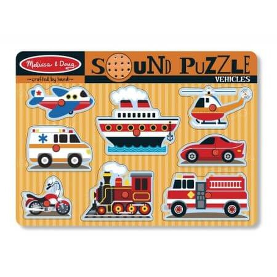 Voertuiggeluiden puzzel, Melissa and Doug