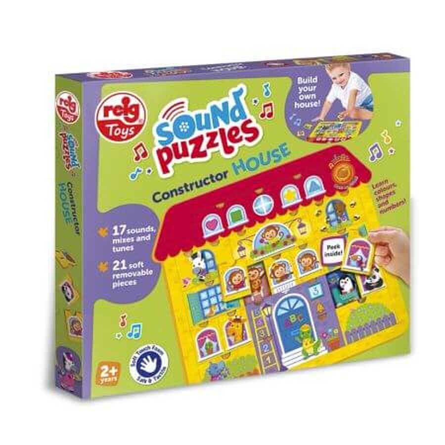 Puzzle con suoni, +2 anni, Casa, Reig