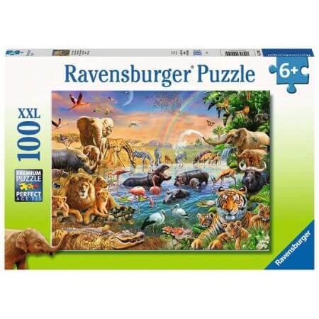 Puzzle Jungle Spring, 100 pièces, +6 ans, Ravensburger