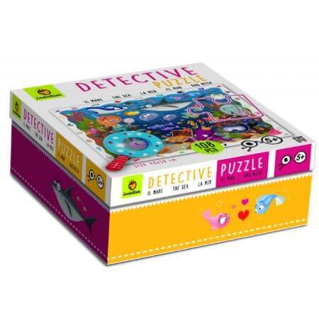 Puzzle Piccolo Detective Mare, +5 anni, Ludattica