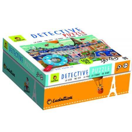 Puzzle Little Detective City, +5 anni, Ludattica