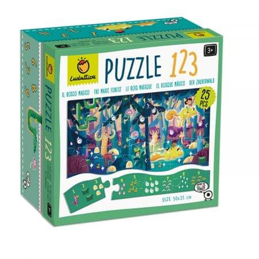 Puzzle Padurea, + 3 Jahre, Ludattica