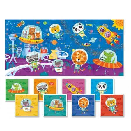 Espace puzzle pour enfants, +2 ans, Ludattica