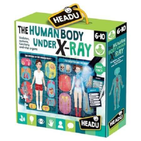 Body X-ray Puzzle, 84 Teile, +6 Jahre, Headu