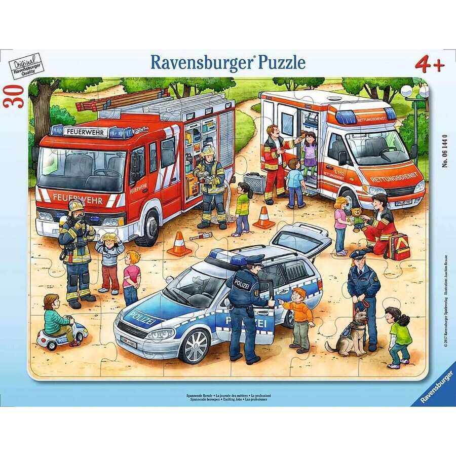 Puzzle à cadre Intéressant pour l'artisanat, +4 ans, 30 pièces, Ravensburger