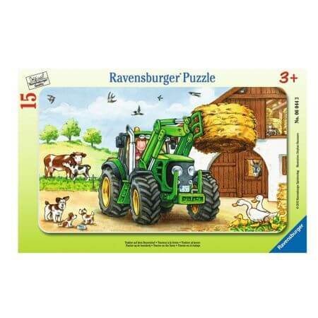 Landbouwtractor puzzel, 15 stukjes, Ravensburger