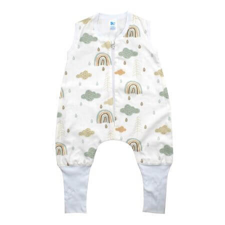 Saco de dormir con pies de algodón Norisori, 0-12 meses, Baltic Bebe