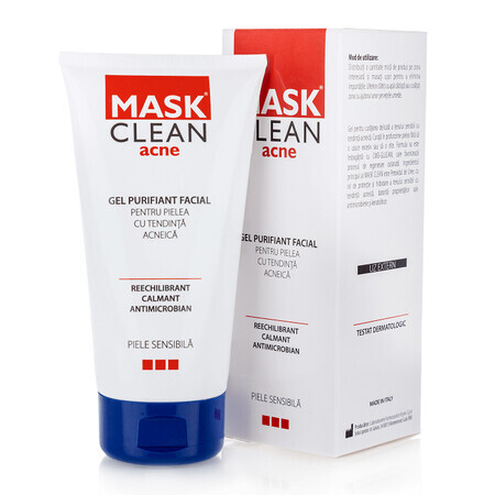 Reinigend gezichtsgelmasker voor acne, 150 ml, Solartium Group