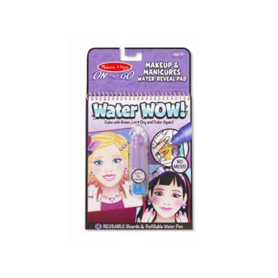 Magisch waterboekje Make-up en manicure, +3 jaar, Melissa&amp; Doug