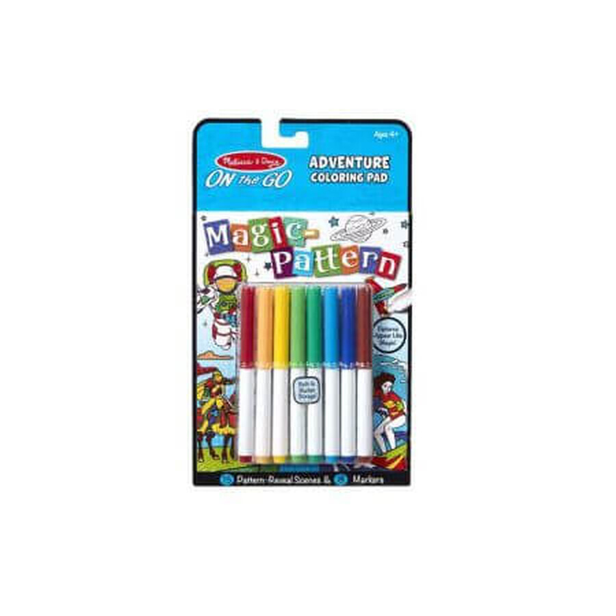 Libro da colorare Disegni magici - Avventure, +4 anni, Melissa&Doug