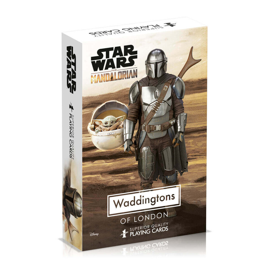 Star Wars Waddingtons Baby Yoda speelkaarten, +8 jaar, Winning Moves