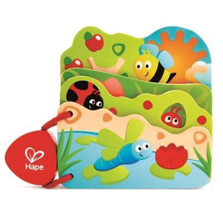 Carte abeille, +10 mois, Hape