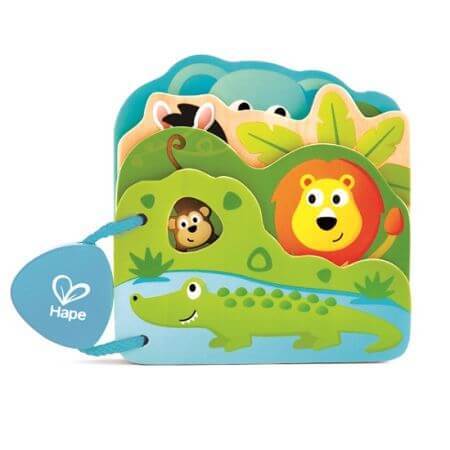 Livret animaux sauvages, +10 mois, Hape