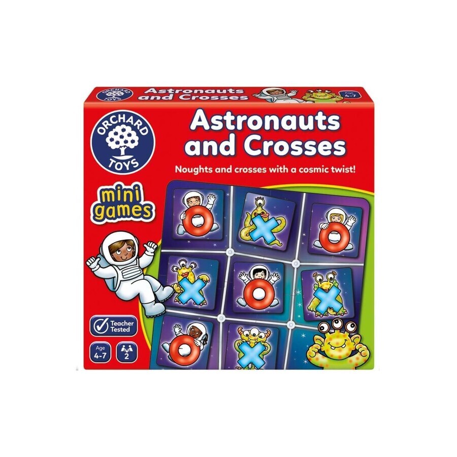 Astronauten en aliens X en 0 bordspel, 4-7 jaar, Orchard