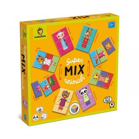 Brettspiel Super Mix Animals, + 3 Jahre, Ludattica