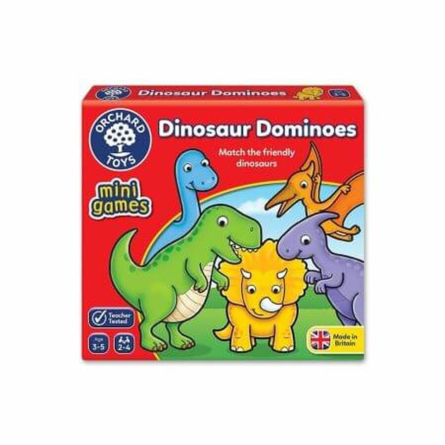 Educational game Domino Dinosaurs, +3 years, Orchard Toys