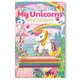 Mini creative set with sand and glitter, 5 years+, Unicorns, 4M
