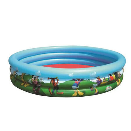 Opblaasbaar zwembad met 3 ringen Mickey, 122 x 25 cm, BestWay