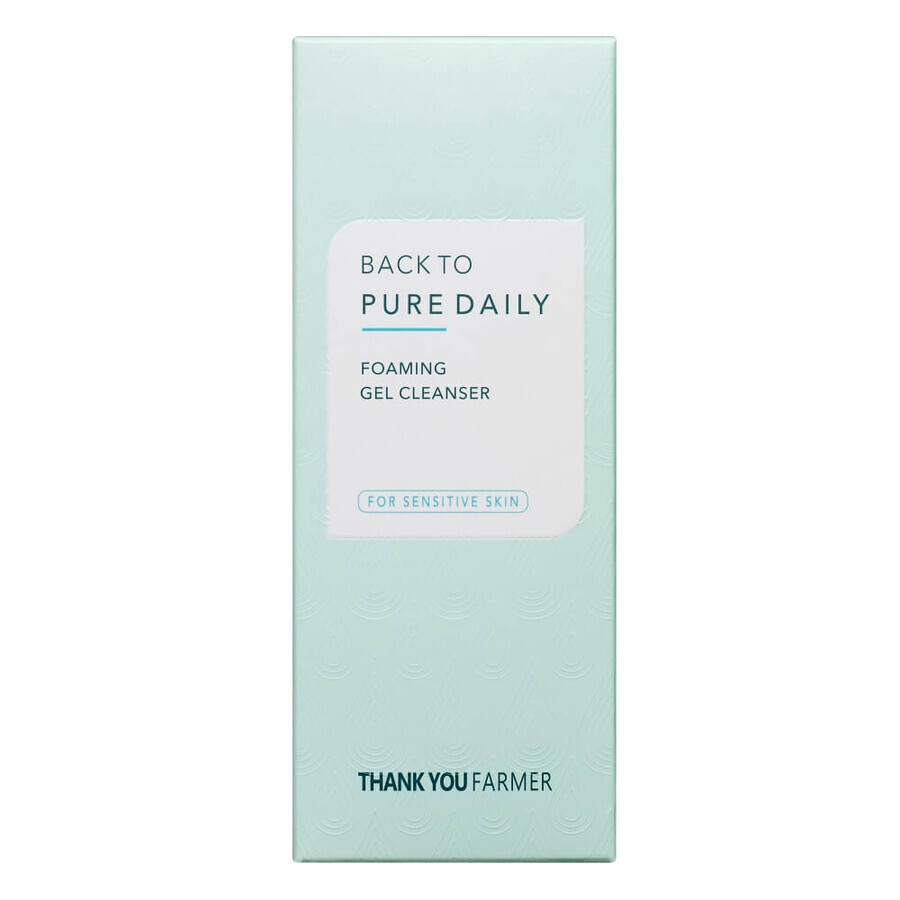 Schuimende gel voor de gevoelige huid Back ton Pure Daily, 200 ml, Dankjewel Boer