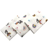 Ballet feather diaper, 80 x 80 cm, 3 pieces/set, Baltic Bebe