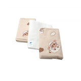 Oita Cream feather diaper, 70 x 80 cm, 3 pieces, Baltic Bebe