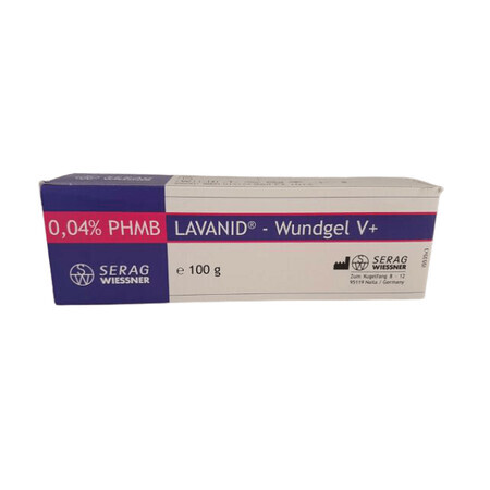 Steriele gel voor de behandeling van wonden Lavanid, 100 ml, Serag Wiessner