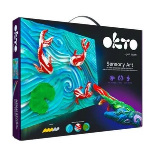Kreativ-Set Sensory Art Koi Karpfen, 30 x 40 cm, Okto