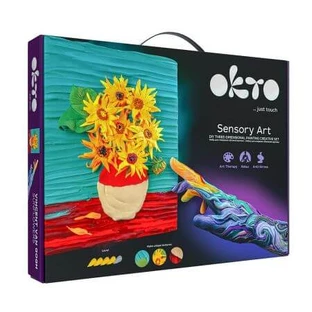 Creatieve set Sensory Art Zonnebloemen, 30 x 40 cm, Okto