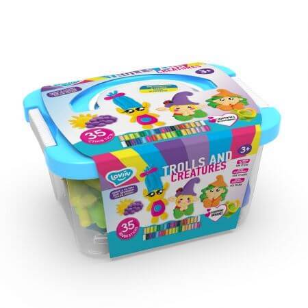 Set de pâte à modeler Lovin'Do Trolls et Créatures, Okto