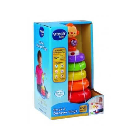 Torre musical con anillas, 6-36 meses, Vtech Baby