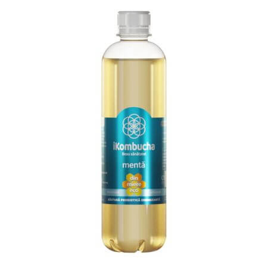 Bevanda fermentata alla menta, 500 ml, iKombucha